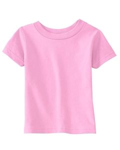 Rabbit Skins 3401 - T-shirt à manches longues en jersey pour bébé, 5,5 oz Rose