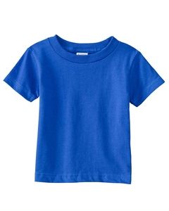Rabbit Skins 3401 - T-shirt à manches longues en jersey pour bébé, 5,5 oz Bleu Royal