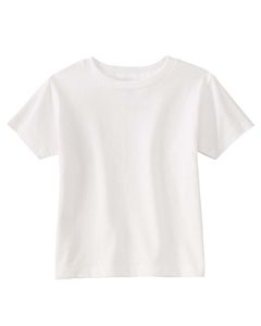 Rabbit Skins RS3301 - T-shirt en jersey à manches courtes pour tout-petit, 5,5 oz Blanc