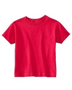 Rabbit Skins RS3301 - T-shirt en jersey à manches courtes pour tout-petit, 5,5 oz Rouge