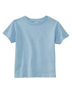 Rabbit Skins RS3301 - T-shirt en jersey à manches courtes pour tout-petit, 5,5 oz Bleu ciel