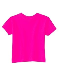 Rabbit Skins RS3301 - T-shirt en jersey à manches courtes pour tout-petit, 5,5 oz Hot Pink
