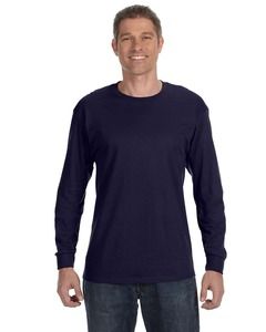 Jerzees 29L - T-shirt à manches longues HEAVYWEIGHT BLENDMC 50/50, 9,3 oz deMC Marine