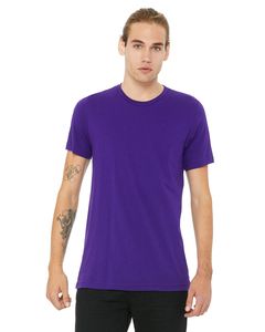 Bella+Canvas 3001C - t-shirt jersey unisexe à manches courtes Team Purple