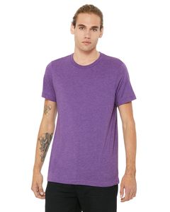 Bella+Canvas 3413C - t-shirt unisexe Triblend à manches courtes Purple Triblend