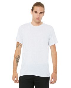 Bella+Canvas 3413C - t-shirt unisexe Triblend à manches courtes Blanc Triblend