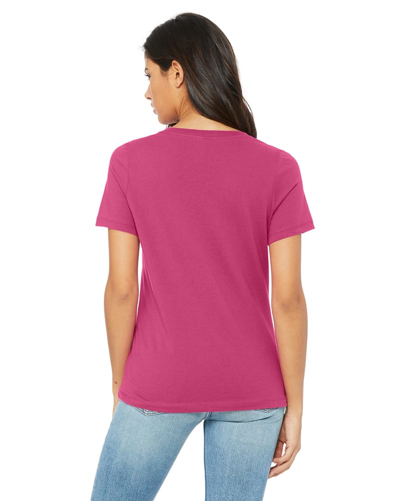 Bella+Canvas 6405 - t-shirt jersey Missy à manches courtes et encolure en V