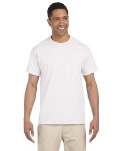 Gildan G230 - T-shirt avec poche Ultra CottonMD, 10 oz de MD (2300) Blanc