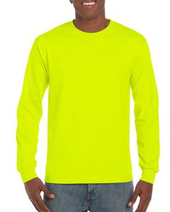 Gildan G240 - T-shirt à manches longues Ultra CottonMD, 10 oz de MD (2400) Vert Sécurité