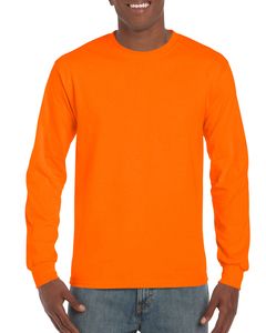 Gildan G240 - T-shirt à manches longues Ultra CottonMD, 10 oz de MD (2400) Safety Orange