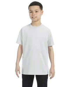 Gildan G500B - T-shirt pour enfant Heavy CottonMD, 8,9 oz de MD (5000B) Ash Grey