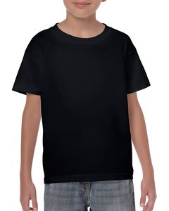 Gildan G500B - T-shirt pour enfant Heavy CottonMD, 8,9 oz de MD (5000B) Noir