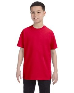 Gildan G500B - T-shirt pour enfant Heavy CottonMD, 8,9 oz de MD (5000B) Rouge