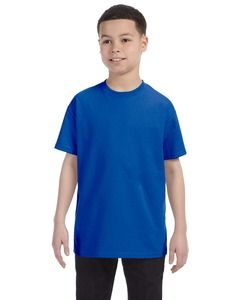 Gildan G500B - T-shirt pour enfant Heavy CottonMD, 8,9 oz de MD (5000B) Bleu Royal