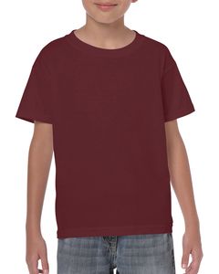 Gildan G500B - T-shirt pour enfant Heavy CottonMD, 8,9 oz de MD (5000B) Maroon