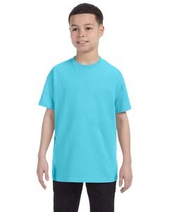 Gildan G500B - T-shirt pour enfant Heavy CottonMD, 8,9 oz de MD (5000B) Ciel