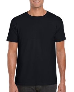Gildan G640 - T-shirt SoftstyleMD, 7,5 oz de MD Noir