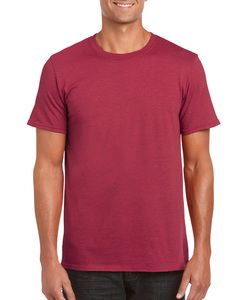 Gildan G640 - T-shirt SoftstyleMD, 7,5 oz de MD Antique Cherry Red