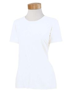 Fruit of the Loom L3930R - T-shirt pour femme 100% Heavy cottonMD, 8,3 oz de MD Blanc