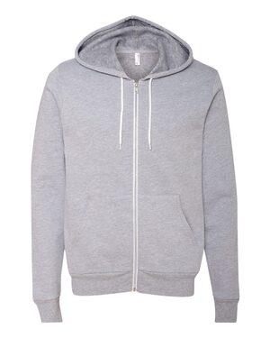 Bella+Canvas 3739 - Unisex Full-Zip Hooded Sweatshirt