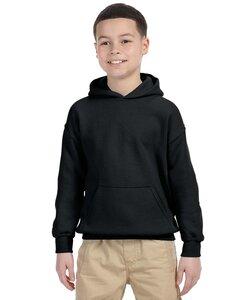Gildan 18500B - Heavy Blend™ Youth Hooded Sweatshirt Noir