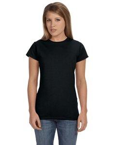 Gildan 64000L - Ladies' Softstyle T-Shirt Noir