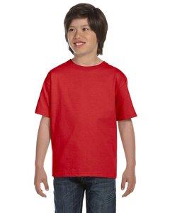 Gildan 8000B - DryBlend™ 50/50 Youth T-Shirt Rouge