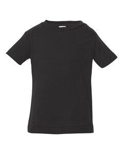 Rabbit Skins 3322 - Fine Jersey Infant T-Shirt Noir