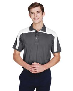 Team 365 TT22 - Men's Victor Performance Polo Sport Graphite