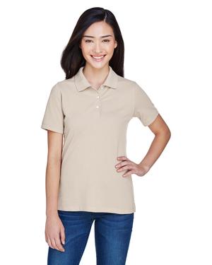 Harriton M265W - Ladies 5.6 oz. Easy Blend Polo