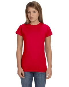 Gildan G640L - Softstyle® Ladies 4.5 oz. Junior Fit T-Shirt Rouge