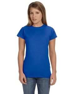 Gildan G640L - Softstyle® Ladies 4.5 oz. Junior Fit T-Shirt Bleu Royal