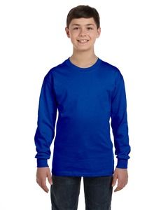 Gildan G540B - Heavy Cotton Youth 5.3 oz. Long-Sleeve T-Shirt Bleu Royal