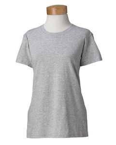 Gildan G500L - Heavy Cotton Ladies 5.3 oz. Missy Fit T-Shirt Gris Athlétique