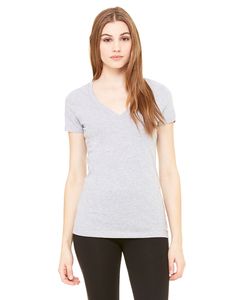 Bella+Canvas B6035 - Ladies Jersey Short-Sleeve Deep V-Neck T-Shirt Heather Athletique