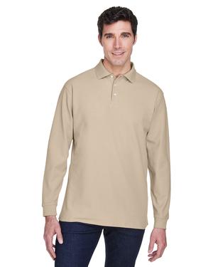 Devon & Jones D110 - Mens Pima Piqué Long-Sleeve Polo