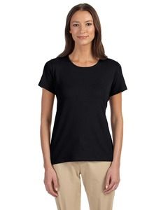 Devon & Jones DP182W - Perfect Fit Ladies Shell T-Shirt Noir