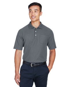 Devon & Jones DG150P - Men's DRYTEC20 Performance Pocket Polo Graphite