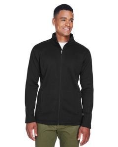 Devon & Jones DG793 - Men's Bristol Full-Zip Sweater Fleece Jacket Noir