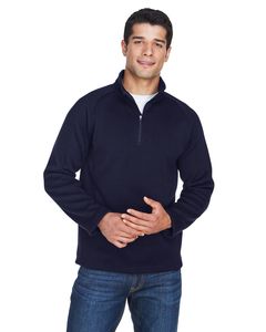 Devon & Jones DG792 - Men's Bristol Sweater Fleece Half-Zip Marine