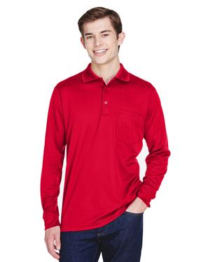 Ash CityCore 365 88192P - Adult Pinnacle Performance Piqué Long Sleeve Polo with Pocket