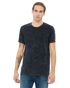 Bella+Canvas 3650 - t-shirt unisexe en poly-coton à manches courtes Black Mineral Wash