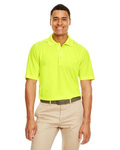Core 365 88181R - Mens Radiant Performance Piqué Polo with Reflective Piping