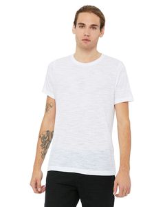 Bella+Canvas 3650 - t-shirt unisexe en poly-coton à manches courtes White Slub