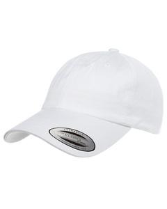 Yupoong 6245CM - Adult Low-Profile Cotton Twill Dad Cap Blanc