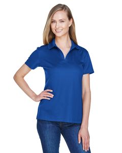 Devon & Jones DG20W - Ladies CrownLux Performance Plaited Polo True Royal