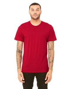 Bella+Canvas 3413C - t-shirt unisexe Triblend à manches courtes Solid Red Triblend