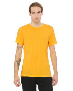 Bella+Canvas 3413C - t-shirt unisexe Triblend à manches courtes Yellow Gold Triblend