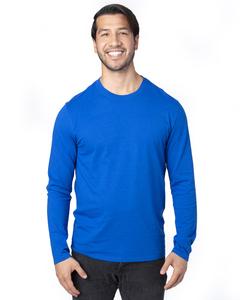 Threadfast 100LS - Unisex Ultimate Long-Sleeve T-Shirt Bleu Royal