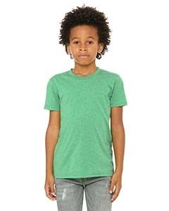 Bella+Canvas 3413Y - Youth Triblend Short-Sleeve T-Shirt Green Triblend